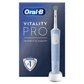 Produktbild: Oral-B Vitality Pro Elektrische Zahnbürste, Blau, 1 Bürste zur 2D-Reinigung, entfernt Plaque, 3 Putzmodi, Timer, wiederaufladbar