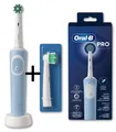 Produktbild: Elektrische Zahnbürste Oral-B Vitality PRO– inkl. GRATIS Ersatzbürste! Hellblau