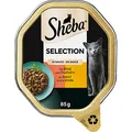 Produktbild: Sheba Katzen-Nassfutter Selection in Sauce mit Rind und Truthahn 22x 85,0 g