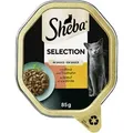 Produktbild: Sheba Selection in Sauce mit Rind und Truthahn 22x85g