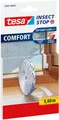 Produktbild: tesa Insektenschutz-Fensterrahmen Insect Stop COMFORT selbstklebendes Klettband Ersatzrolle, 5,6m, (Packung, 1-St., Selbstklebendes Klettband), Klettband zur bohrfreien Fixierung am Fenster für Fliegengitter - weiß