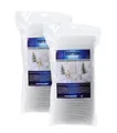 Produktbild: Spetebo Dekoobjekt Schneewatte 200g (2 Pakete) - Gesamt ca. 12,5 Ltr (Set, 2 St., Bastelwatte), Schneewatte ideal für Weihnachtsdeko und zum Basteln