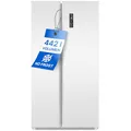 Produktbild: Bomann® Side by Side Kühl Gefrierkombination | No Frost | 442L Inhalt | Kühlschrank mit Gefrierfach | Kühlschrank mit MultiAirflow-Technologie | Verbrauch 287 kWh/Jahr | SBS 7344 weiß
