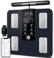 Produktbild: GE Körperfettwaage Smart Waage Personen: Digitale Waage mit Körperfett und Muskelmasse 8-Elektroden Körperfettwaage mit Handsensoren BMI Körpergewicht Muskelmasse Analysegerät,180 kg/400 lbs