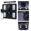 Produktbild: Körperfettwaage Digital Mit 8 Elektroden, 27 Körperwerten, Farbe Schwarz, BMI
