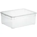 Produktbild: Rotho Aufbewahrungsbox  CLEAR ¦ transparent/klar ¦ Kunststoff ¦ Maße (cm): B: 26,5 H: 14