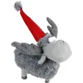 Produktbild: Deko-rentier Mit Mütze Weihnachtsfigur Weihnachtsdeko Winterdeko Dekofigur