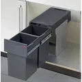 Produktbild: Format Einbauabfallsammler, Tandem, 366610,KB 300, 30l, graphitgrau