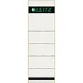 Produktbild: LEITZ Ordnerrücken Etiketten Aufkleber 61x192mm kurz breit WEIß GRAU Ordner neu