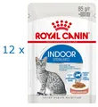 Produktbild: 12 x 85 g Royal Canin Indoor Sterilised (€ 23,70/kg) in Sauce für Katzen