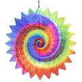 Produktbild: CIM Edelstahl Windspiel Rainbow Vortex Ø25cm Dekoration Garten Spirale InOutdoor