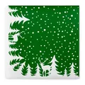 Produktbild: 50 Serviette Marvin in Grün aus Linclass® Airlaid 40 x 40 cm - Weihnachten