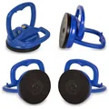 Produktbild: 4 x Saugheber BLAU Glassauger Gummisauger für Spiegel Fliesen iMac Scheiben 55mm