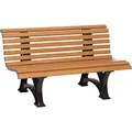Produktbild: Blome Gartenbank Amrum – Sitzbank in Holz-Optik, Outdoorbank für Garten, Balkon, Terrasse, 2-Sitzer, Made in Germany