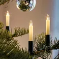 Produktbild: hellum Lichterkette Weihnachtsbaum LED-Filament, Made in Germany, Lichterkette mit Clip, 20 Lichter, beleuchtete Länge 13,30 m, Kabel grün, warmweiß, für Innen, teilbarer Stecker <59lm 802061