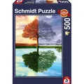 Produktbild: Schmidt Spiele Puzzle 58223 Puzzle 500 Teile, Jahreszeiten NEU