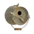 Produktbild: DanDiBo Vogelhaus zum Aufhängen Metall Deko Pott Eimer wetterfest 481997 Nistkasten Futterstation für Vögel Shabby Metalleimer Bottich Balkon