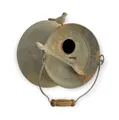 Produktbild: DanDiBo Vogelhaus zum Aufhängen Metall Deko Pott Eimer wetterfest 481997, Nistkasten Futterstation für Vögel Shabby Metalleimer Bottich Balkon