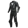 Produktbild: Dainese Laguna Seca 5 2-piece Kombi Black/Black/White 48 sportliche Lederkombi