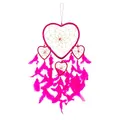 Produktbild: Großes Ca 50cm x 16cm Herz Dreamcatcher Traumfänger Pink Heart