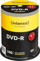 Produktbild: Intenso 100 x DVD-R - 4.7 GB 16x - Spindel