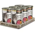Produktbild: LEONARDO Katzen Nassfutter Superior Selection, Lamm mit Geflügel & Kürbis, 6x400g Dose, für ausgewachsene Katzen, getreidefrei, ohne Zucker, Made in Germany