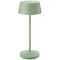Produktbild: Akku-Tischleuchte Facetta, Salbeigrün, Metall, rund,rund, 9.2x22.2x9.2 cm, Lampen & Leuchten, Innenbeleuchtung, Tischlampen, Akku-Tischleuchten