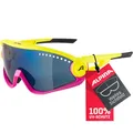 Produktbild: ALPINA 5W1NG - Verspiegelte und Bruchsichere Sport- & Fahrradbrille Mit 100% UV-Schutz Für Erwachsene, pinegreen, One Size