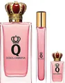 Produktbild: Dolce & Gabbana D & G Q Queen Damen set Eau de Parfum EDP 100ml - 5ml - 10ml Box