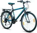 Produktbild: 24 Zoll Kinderfahrrad Jungenfahrrad City Rad 21 Gang Schwarz Blau Neu -45
