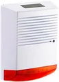 Produktbild: VisorTech Alarm Attrappe: Alarmsirenen-Attrappe mit Solar und Blinklicht, IP44 (Alarmanlage, Alarmanlage Dummy, aussen)