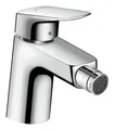 Produktbild: Hansgrohe Logis Einhebel-Bidetmischer 70 mit Zugstangen-Ablaufgarnitur - Chrom - 71204000