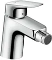 Produktbild: Hansgrohe Bidetmischer Logis 70 Bidetarmatur Einhebel m. Ablaufgarnitur 71204000