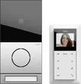 Produktbild: GIRA Video-Türsprechanlage System 106 | 2416000 | Edelstahl | 1-Familienhaus | Bus-System | silber/weiß