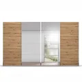 Produktbild: Schwebetürenschrank - Eiche Artisan - 4-türig - 360 cm Kleiderschrank Schrank