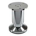 Produktbild: SOTECH Möbelfuß Terra Höhe 80 mm Chrom poliert Schrankbein höhenverstellbar bis max. 15 mm, belastbar bis 250 kg