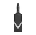 Produktbild: Microplane Gemüsehobel V-Hobel mit Julienneklingen-Einsatz 36 cm Speciality schwarz, Edelstahl, Kunststoff, (1-St), V-Hobel mit Julienneklingen-Einsatz, 24,00cm, Edelstahl, schwarz