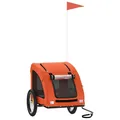 Produktbild: Fahrradanhänger Für Hunde Orange Oxford-Gewebe Und Eisen