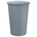 Produktbild: Regentonne 160 Liter grau Wassertonne Florenz Deckel inkl. Kunst. Hahn