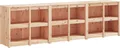 Produktbild: vidaXL Outdoor-Küchenschränke MEPPEL 3 Stk. Massivholz Kiefer