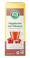 Produktbild: Lebensbaum Hagebutte mit Hibiskus, 20 Beutel x 2,5 g Früchtetee ohne Aromazusätze, fruchtig-frischer Geschmack, 100% Bio, Früchteteemischung