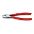 Produktbild: KNIPEX 70 01 180 Seitenschneider mit Kunststoff überzogen schwarz atramentiert 180 mm