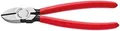 Produktbild: KNIPEX 70 01 180 Diagonale Zange Chrom-Vanadium-Stahl Kunststoff Rot mm 200  ~D~