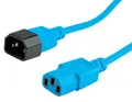 Produktbild: ROLINE Apparate-Verbindungskabel, IEC 320 C14 - C13, blau, 0,8 m