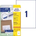Produktbild: Universaletikett Ultragrip 210 X 297 Mm (b X H) Papier Weiß 30 Etik./pack.