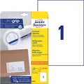 Produktbild: AVERY Zweckform 6119 Universal Etiketten 30 Klebeetiketten Etiketten 210x297mm