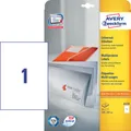 Produktbild: AVERY Zweckform Etiketten 6119 weiß 210,0 x 297,0 mm, 30 Blatt