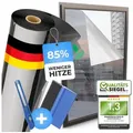 Produktbild: WindowShield Sonnenschutz-Fensterfolie, UV-Schutz Sonnenschutzfolie Fenster innen oder außen silberfarben 90 cm x 200 cm