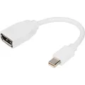 Produktbild: DisplayPort Adapterkabel weiß, mini DP - DP