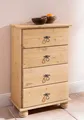 Produktbild: Home affaire Kommode Finca, aus massivem Kiefernholz, mit 4 Schubladen für Stauraummöglichkeiten